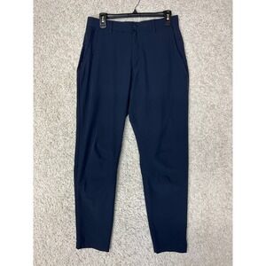 Fabletics The Only Pant Pants Mens Small Blue Performance Stretch Athletic Golf